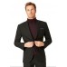 Dijon Black Tailored Fit Three Piece Suit Jacket SHORT  UK40